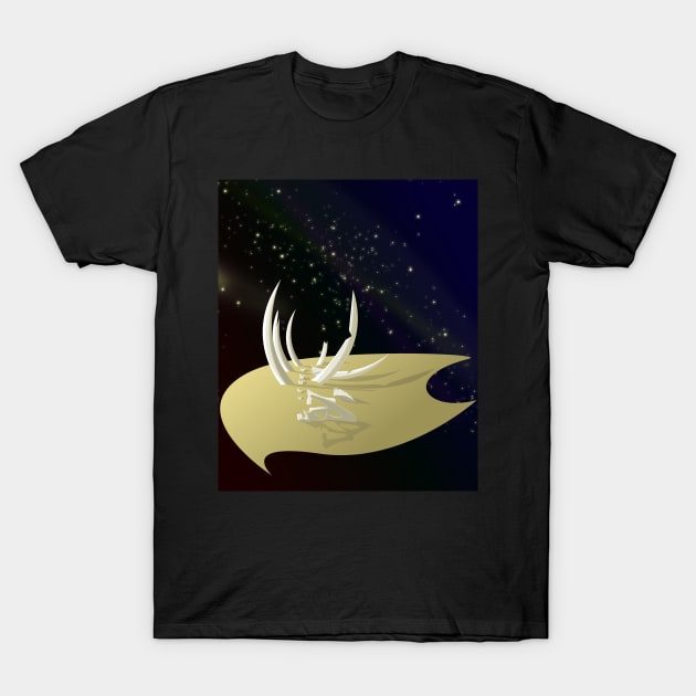 Boneyard Starscape T-Shirt by dinomitrondesigns